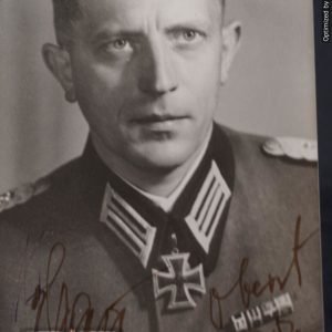 SMGP-1100 Alfred Haase Knights cross winner Signature