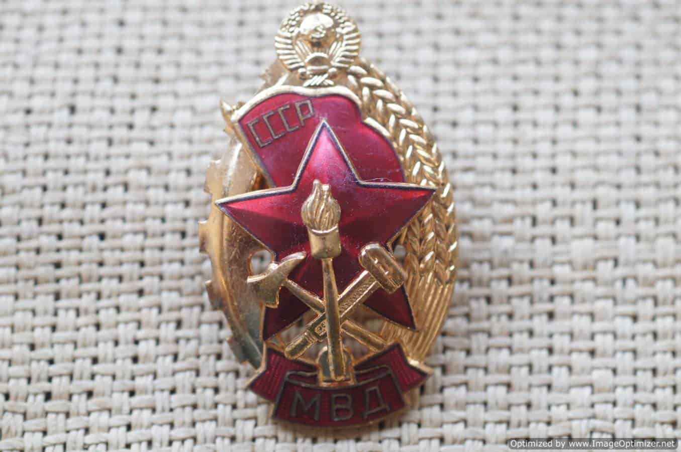 soviet firemans badge