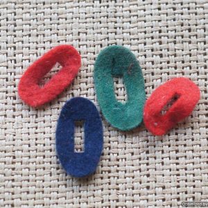 SMGL-2516 Felt dagger Bumper assortment *SOLD