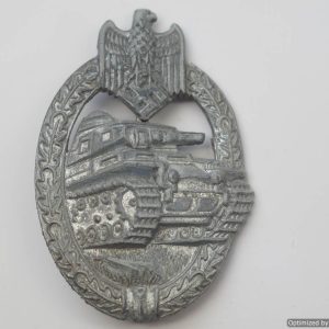 SMGP-1202 Panzer Assault badge in Silver  by Rudolf Karneth  Marked