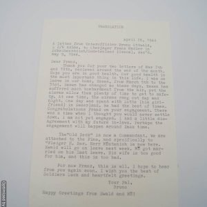SMGP-1211 German Soldier letter *SOLD