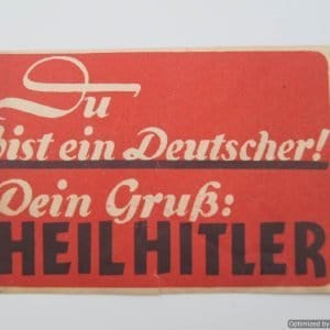 SMGP-1216 Hitler label *SOLD
