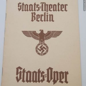 SMGP-1232 State Theater Berlin State Theater State Opera Program 1940