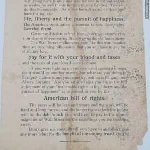 SMGP-1287 WW1 German Pamphlet Dropped on The Americans *SOLD