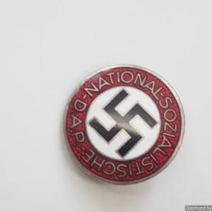 SMGP-1297 NSDAP Party Badge by Gustav Brehmer RZM M1/101 *SOLD