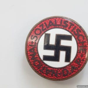 SMGP-1295 NSDAP Party Badge by Friedrich Orth Austrian (button hole) RZM  M1/153 *SOLD