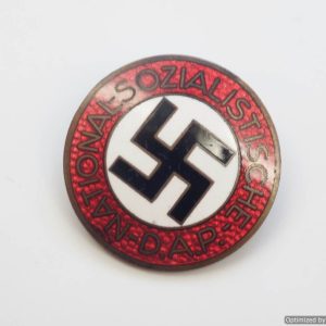 SMGP-1318 NSDAP Party Badge M1/72 Fritz Zimmermann *SOLD