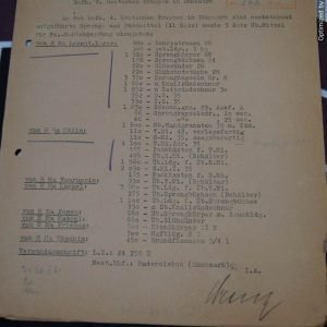 SMGL-2659 3 page German Munitions report 1943