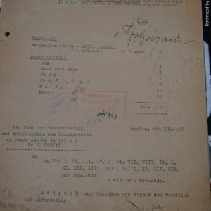 SMGL-2660 3 page Munitions report 1943