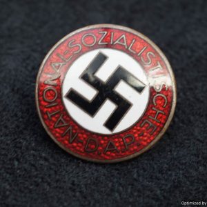 SMGP-1332 NSDAP party badge by Fritz Zimmermann RZM m1/72 *SOLD