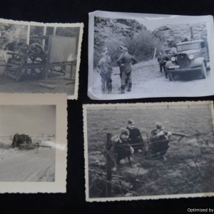 SMGP-1341 Wehrmacht Training photos 4pc lot *SOLD