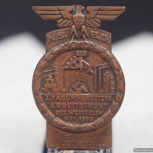 1933 NSBO I. Tagung d. Deutsch Bez. Westfalen Tinnie
