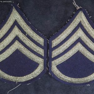 SMGP-1412 Vintage staff sergeant insignia pair