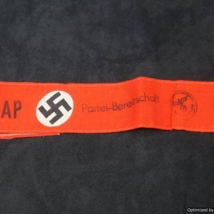 SMGP-1432 NSDAP Partei-Bereitschaft Armband *SOLD
