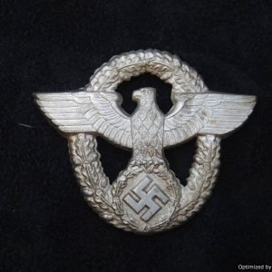 SMGP-1513 Police Visor Eagle  Marked I.D. *SOLD
