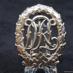 SMGP-1609 DRL  Sports badge in Silver (steel) *SOLD