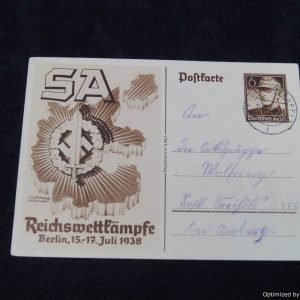 SMGP-1635 SA Reichswettkampfe Post card *SOLD