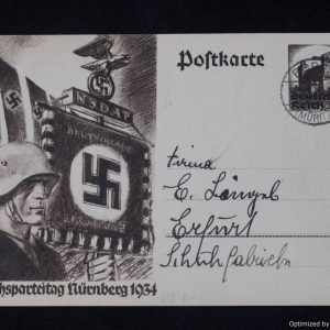 SMGP-1628 NSDAP Nurnberg 1934 *SOLD