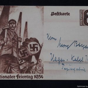 SMGP-1626 Nationaler Feiertag 1934 Postcard