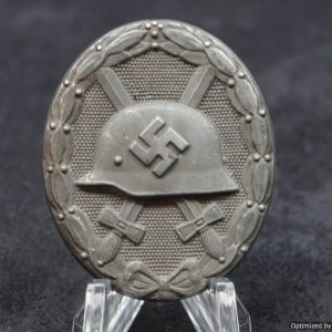 SMGP-1642 Silver Wound badge by Moritz Hausch marked 127 *SOLD
