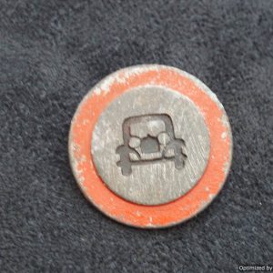 SMGP-1755 WHW No Automobiles traffic sign pin *SOLD