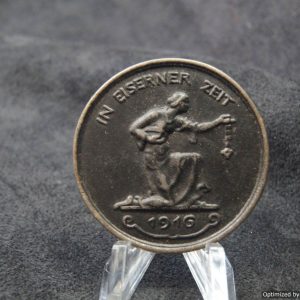 SMGL-155 WWI 1916 IRON WAR FUND GOLD EXCHANGE EISERNER ZEIT Token *SOLD