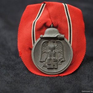 SMGL-164 Eastern Front medal parade mount maker marked "127" by Moritz Hausch A.G. *SOLD