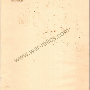 SMGL-2392  Adolf Hitler Personal Stationery Berlin Bi-Fold Letter Head *SOLD