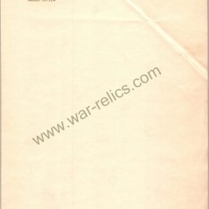 SMGL-2385  Adolf Hitler Personal Stationery Obersalzberg Bi-Fold Letter Head *SOLD