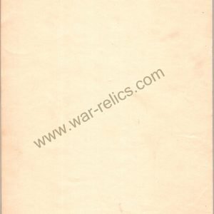 SMGL-2393 Adolf Hitler Personal Stationery Obersalzberg Bi-Fold Letter Head *SOLD