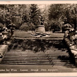 Baden Bei Wien lanner Kurpark Post card