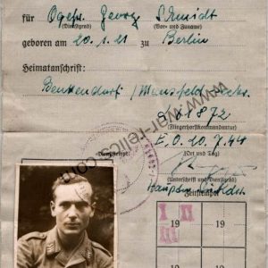SMGL-2412 Luftwaffe Oil skin Drivers licence