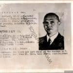 Czechoslovakian SS Gestapo (Sipo-SD) allied "wanted" Card