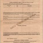 Military Government of Germany questionnaire for post war camp Rudolf Fugemann