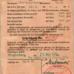 1937 SA Sports badge in Silver award recommendation sheet Rudi Fugemann