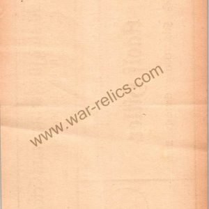 SMGL-2640 1936 Parliamentary ballot Wurttemberg *SOLD