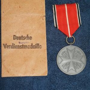 SGM-900 Order of the German Eagle Medal of Merit w/ Issue packet! *SOLD