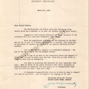 Kelsey Hayes Memo