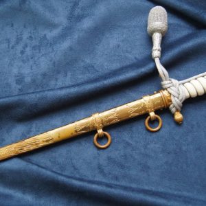 SMGD-104 2nd model Etched Kriegsmarine Dagger, no maker *SOLD