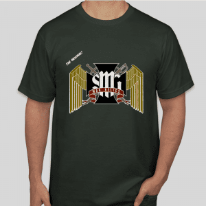 SMG T-Shirt Original Design Heather City Green Color