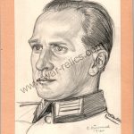 Heer Officer Portrait in Pencil (Dr. Heveling)
