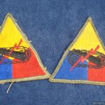 SMGL-285 US Armored Patch HQ WW2 era