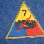 SMGL-286 US 7th Armored Patch WW2 era