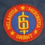 SMGL-2881 US ww2 era 6th Marine Division Patch