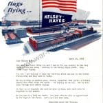SMGL-2925 Kelsey-Hayes Wheel Company Propaganda Memo "Flags"