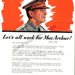 SMGL-2927 Kelsey-Hayes Wheel Company Propaganda Memo "MacArthur"