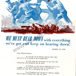 Kelsey-Hayes Wheel Company Propaganda Memo "GEAR"