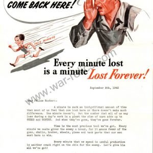 SMGL-2923 Kelsey-Hayes Wheel Company Propaganda Memo "Lost Forever"