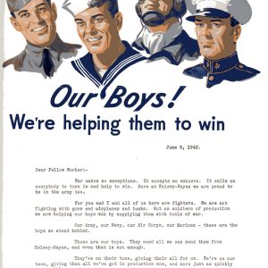 SGM-1332 Kelsey Hayes Bi Fold List of active duty Service Members