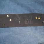 WW2 era U.S. MP armband with vet decorations